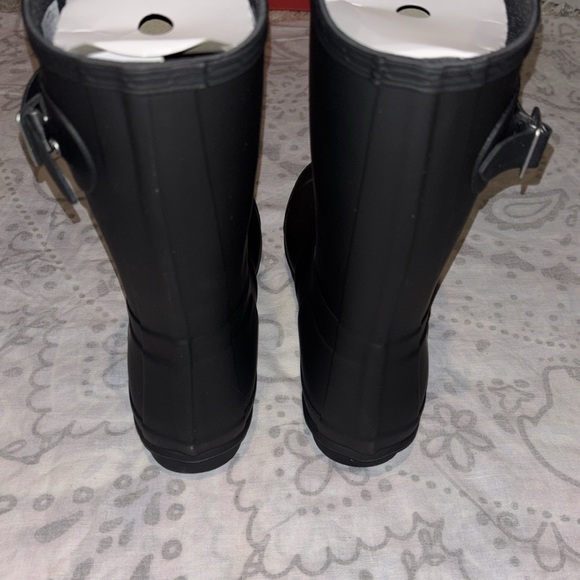 NEW Hunter Original Short Boot Rubber Rain Black Size 9